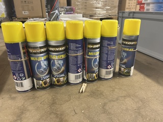Ca. 60x Onderhoudsspray voor fietsen/auto’s Dunlop, Walfort