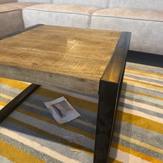 Salontafel strong – metalen onderstel