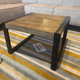 Salontafel strong – metalen onderstel