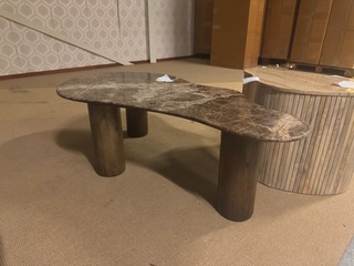 Salontafel – marmer/hout – design