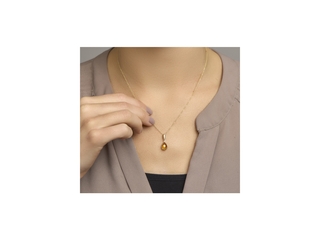 Marie Celeste Hanger Citrien Goud