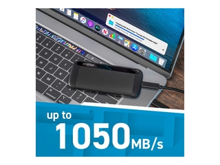 Crucial X8 draagbare SSD van 4 TB tot 1050 MB/s PC en Mac USB 3.2 exte