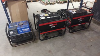 3x Aggregaat Genmac / Yamaha, 5000R / EF1400