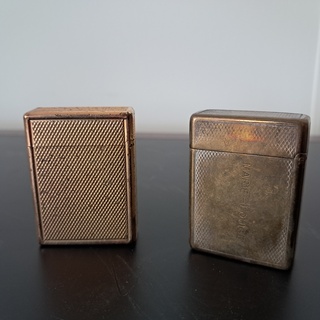 2x Vintage aansteker Marie-Louise, J.G. Dupont