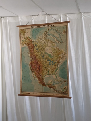Kaart van Noord-Amerika