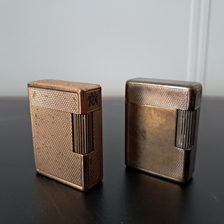 2x Vintage aansteker Marie-Louise, J.G. Dupont