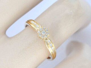 Gouden ring met diamanten