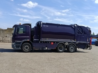 Vuilniswagen, DAF, FAN CF75 achterlader Geesink GPM IV 18H25 Split lif