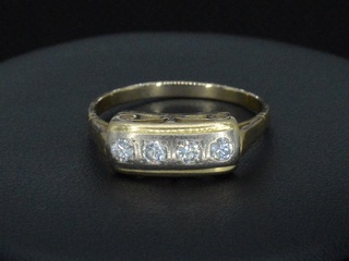 Gouden ring met diamanten