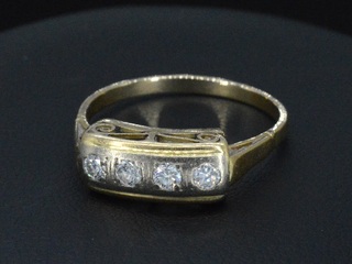 Gouden ring met diamanten