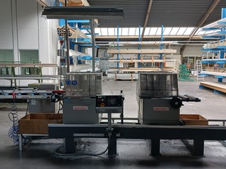 Dubbele verstekzaagmachine Elumatec, bouwjaar 1995
