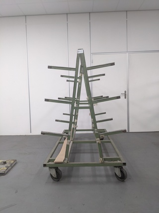 Langmateriaal wagen
