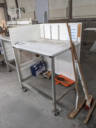 2x Mobiele werkbank