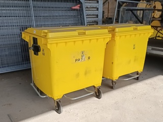6x Afvalcontainer kliko