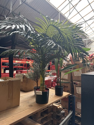 4x Kunstplant