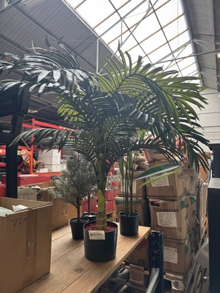4x Kunstplant