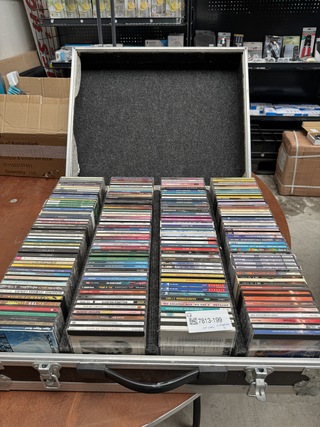 Collectie Cd's met flightcase