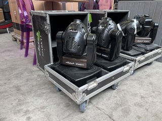 4x Discolamp moving head met 2x flightcase Artek Lighting, Sparky1
