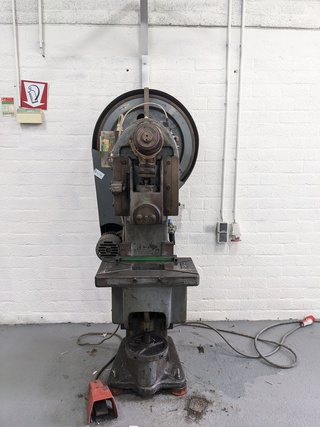 Excentrische pers-ponsmachine Franz Berrenberg, EP1, bouwjaar 1967