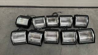 10x floodlight Spotlight, Domino 1000 Asym