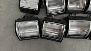 10x floodlight Spotlight, Domino 1000 Asym