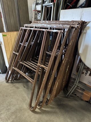 Ca. 11x Klapschraag voor de bouw