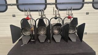 4x Fresnel Desisti, Leonardo 1Kw P.O.