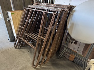 Ca. 11x Klapschraag voor de bouw