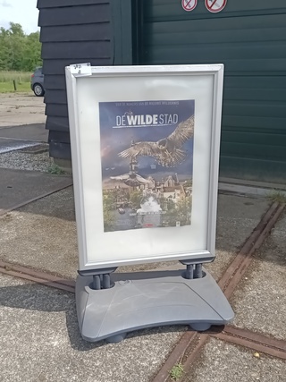 Stoepbord met kliklijst