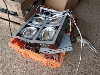 partij verlichting en armaturen , o.a. LED