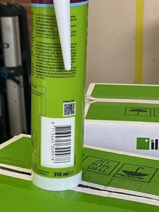 Ca. 180x Sanitair kit, Illbruck, GS 241, Wit