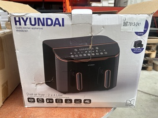 Dubbele airfryer 2x 4 liter Hyundai