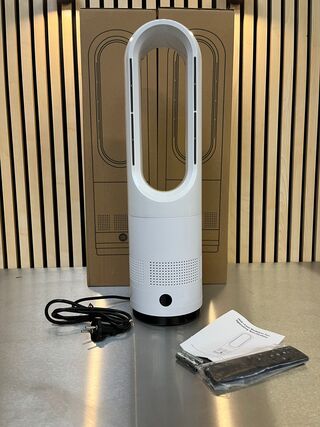 4x Bladloze ventilatorkachel warm/koud wit