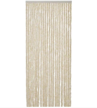 Ca. 12x Kattenstaart vliegengordijn beige 90x220 cm Guard'n Care