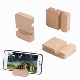 Ca. 260x Houten telefoonhouder standaard met krat