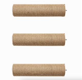Ca. 20x Katten muur klim/krabpalen 3 stuks