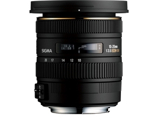Sigma 10-20 mm  f/3.5 EX DC HSM Ultragroothoek zoomlens geschikt voor