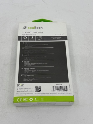 Ca. 360x USB lader met micro-usb laadsnoer Soultech, DK021B