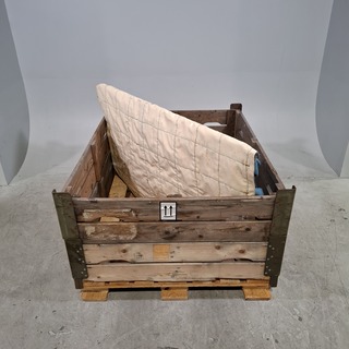 Lading hijsnet met plank