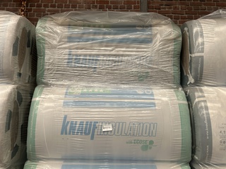 Ca. 12x Isolatie 1250x600x80mm Rd:2,35 8pl/pak(=6,00m²) Knauf TP430 KD