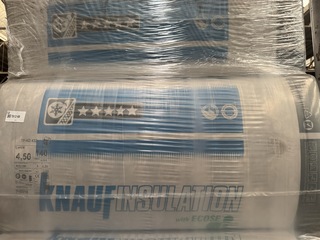 Ca. 10x Isolatie 1250x600x140mm Rd:4,50 3pl/pak(=2,25m²) Knauf TP432 K