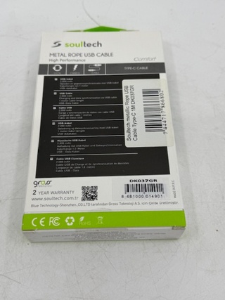Ca. 95x Laadsnoer USB-C Soultech, DK037GR
