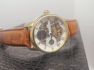 Earnshaw automatisch skeleton horloge met moonphase