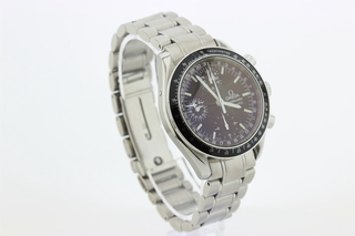 Heren chronograaf polshorloge Omega, Speedmaster, Zwarte wijzerplaat,