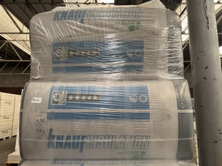 Ca. 10x Isolatie 1250x600x140mm Rd:4,50 3pl/pak(=2,25m²) Knauf TP432 K