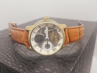 Earnshaw automatisch skeleton horloge met moonphase
