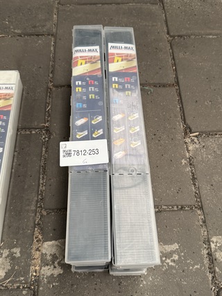 6x Uitvulplaatjes 3mm zwart pak á 130 stuks Milli-Max