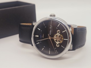 Walter Bach Glashütte - Open heart moonphase - automatisch uurwerk