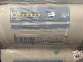 Ca. 12x Isolatie 1250x600x120mm Rd:3,85 3pl/pak (=2,25m²) Knauf TP432