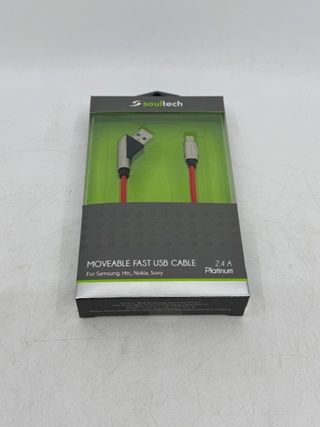 Ca. 199x Laadsnoer fast USB SoulTech, DK027K, rood